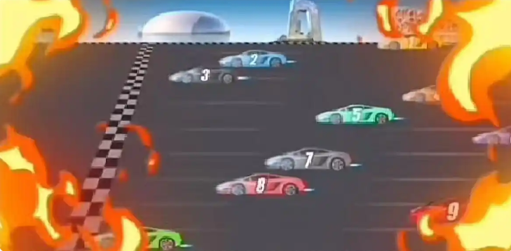 极速赛车飞天名爵引导员与赛车手赛场沟通瞬间